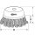 KS-TOOLS BRONZEplus Topfbürste, Zinnbronzedraht, gewellt, Ø 85 mm