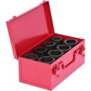 KS-TOOLS 1" Sechskant-Kraft-Stecknuss-Satz, lang, 8-tlg.
