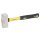 KS-TOOLS EDELSTAHL Fäustel mit Fiberglasstiel, 1800g