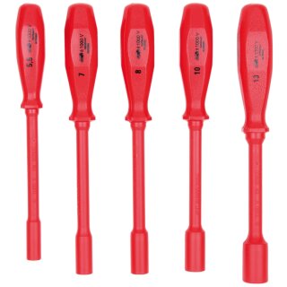 KS-TOOLS Werkzeugsatz mit isolierten Werkzeugen, 5-tlg.