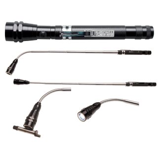 BGS technic Ausziehbare LED-Leuchte mit Magnetheber | "2-IN-1"