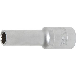 BGS technic Steckschlüssel-Einsatz Zwölfkant, tief | Antrieb Innenvierkant 12,5 mm (1/2") | SW 10 mm