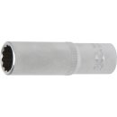 BGS technic Steckschlüssel-Einsatz Zwölfkant, tief | Antrieb Innenvierkant 12,5 mm (1/2") | SW 15 mm