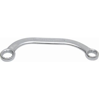 BGS technic C-Form Doppel-Ringschlüssel Zwölfkant | SW 17 x 19 mm