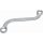 BGS technic S-Form Doppel-Ringschlüssel Zwölfkant | SW 12 x 13 mm