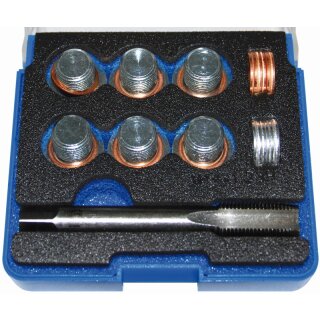 BGS technic Reparatursatz für Öl-Ablass-Gewinde | M14 x 1,25 mm