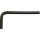 KS-TOOLS Innensechskant-Winkelstiftschlüssel, kurz, 36mm