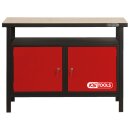 KS-TOOLS Profi-Werkbank mit 2 Türen, H840xB1200xT600mm