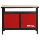 KS-TOOLS Profi-Werkbank mit 2 Türen, H840xB1200xT600mm