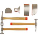 KS-TOOLS Aluminium-Karosserie-Ausbeul-Satz, 7-tlg.