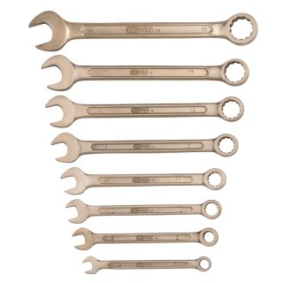 KS-TOOLS BRONZEplus Ringmaulschlüssel-Satz, abgewinkelt 11-tlg. 8-22mm