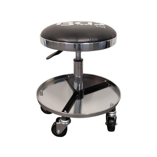 BGS technic Werkstatt-Arbeitssitz mit 5 Rollen | Ø 360 mm