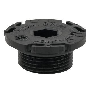 KS-TOOLS Ölablassschraube, Innen6kant 10mm, M24x1,5x12mm, 25er-Pack