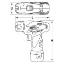 KS-TOOLS 1/4 Akku-Bit-Schrauber, 24Nm, 400 U/min 10,8V, mit 1 Akku und 1 Ladegerät