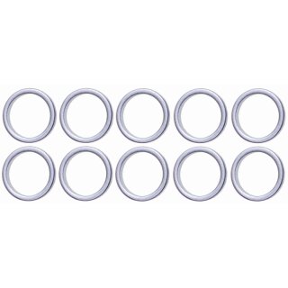 BGS technic Dichtring-Sortiment | zu Art. 126 | Ø 13 / 16,5 mm | 10-tlg.