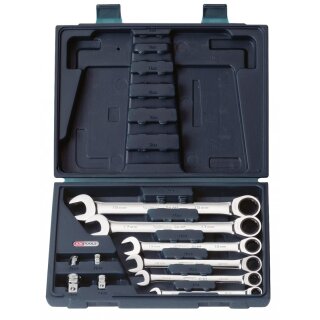 KS-TOOLS GEARplus Ratschenringmaulschlüssel-Satz, 10-tlg.