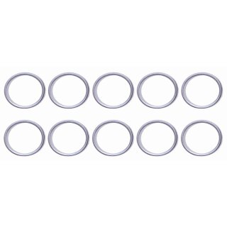 BGS technic Dichtring-Sortiment | zu Art. 126 | Ø 17 / 20,5 mm | 20-tlg.