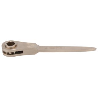 KS-TOOLS BRONZEplus Bauknarre, 6-kant, mit Zentrierspitze 36 mm