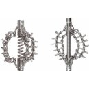 KS-TOOLS Kettenschleuderkopf mit Spike-Kette, 4 Ketten...