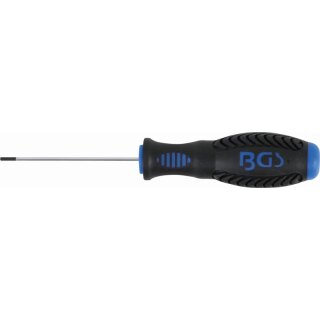 BGS technic Schraubendreher | Innensechskant 2 mm | Klingenlänge 75 mm