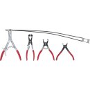 KS-TOOLS KFZ Schlauchschellenzangen-Satz, 4-tlg.