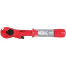 KS-TOOLS 3/8" Drehmomentschlüssel mit Schutzisolierung und Umschalt-Ratschenkopf, 5-50Nm