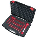 KS-TOOLS 1/4" Steckschlüssel-Satz mit isolierten Werkzeugen, 21-tlg.