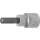 BGS technic Bit-Einsatz | Antrieb Innenvierkant 10 mm (3/8") | Innensechskant 9/32"