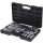 KS-TOOLS 1/2" CHROMEplus Steckschlüssel-Satz, 30-tlg.