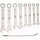 BGS technic Maul-Ringschlüssel-Satz | Mini-Ausführung | SW 4 - 10 mm | 8-tlg.