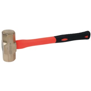 KS-TOOLS BRONZEplus Minenhammer 2500 g, mit Fiberglasstiel