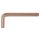 KS-TOOLS BRONZEplus Innensechskant-Winkelstiftschlüssel 11/16"