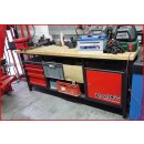 KS-TOOLS XXL-Werkbank mit 3 Schubladen und 1 Tür