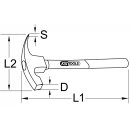 KS-TOOLS BRONZEplus Maurerhammer, 700g