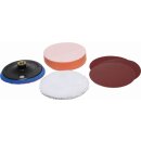 BGS technic Schleif- und Polierscheiben-Satz | Ø 125 mm
