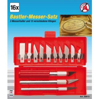 Kraftmann Bastlermesser-Satz | 16-tlg.