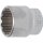 BGS technic Steckschlüssel-Einsatz Zwölfkant | Antrieb Innenvierkant 12,5 mm (1/2") | SW 30 mm