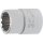 BGS technic Steckschlüssel-Einsatz Zwölfkant | Antrieb Innenvierkant 20 mm (3/4") | SW 24 mm