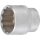 BGS technic Steckschlüssel-Einsatz Zwölfkant | Antrieb Innenvierkant 12,5 mm (1/2") | SW 34 mm