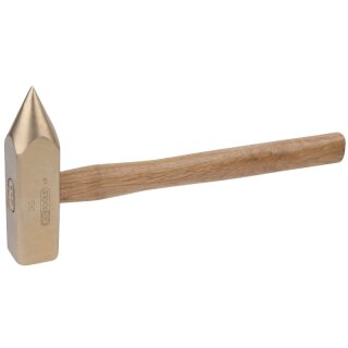 KS-TOOLS BRONZEplus Loch-/Durchschläger 2000 g, mit Hickorystiel