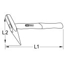 KS-TOOLS BRONZEplus Loch-/Durchschläger 2000 g, mit Hickorystiel