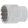BGS technic Steckschlüssel-Einsatz Zwölfkant | Antrieb Innenvierkant 20 mm (3/4") | SW 34 mm