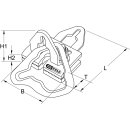 KS-TOOLS Doppelmaul-Zugklemme mit 3 Zugrichtungen, 175mm