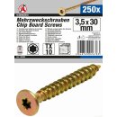 Kraftmann Mehrzweckschrauben | T-Profil (für Torx)...