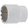 BGS technic Steckschlüssel-Einsatz Zwölfkant | Antrieb Innenvierkant 20 mm (3/4") | SW 36 mm