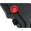 KS-TOOLS Fahrbare Auffangwanne 30 Liter, extra flach mit Rollen