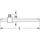 KS-TOOLS EDELSTAHL 1/2" T-Griff mit Gleitstück