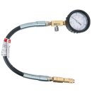 KS-TOOLS Manometer mit Schlauch, 0-1000 psi, Ø 70 mm
