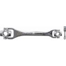 Kraftmann Spezialschlüssel | 8-in-1 | Abtrieb Sechskant SW 12 - 19 mm