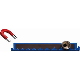 BGS technic Halteschiene für Steckschlüssel-Einsätze | magnetisch | für Antrieb 12,5 mm (1/2")